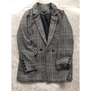 Forever 21 Plaid Blazer